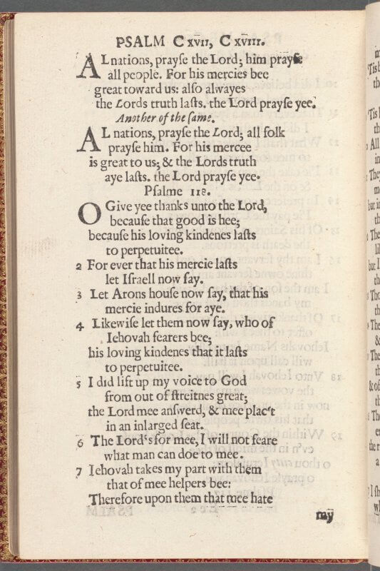 If you look closely at this page, you can see a number of signs that the printers weren't experts: the inked shoulders, an italic L instead of a roman, different styles of apostrophes, and slightly wobbly letters.